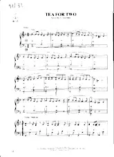 télécharger la partition d'accordéon Tea for Two (Arrangement : Frank Marocco) (Slow Swing) au format PDF