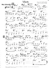 télécharger la partition d'accordéon Misty (Chant : Patsy Cline) (Slow) au format PDF