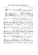 download the accordion score Monsieur Cannibale (Chant : Sacha Distel) (Cha Cha) in PDF format