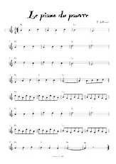 descargar la partitura para acordeón Le piano du pauvre en formato PDF