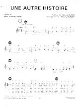 scarica la spartito per fisarmonica Une autre histoire (Arrangement : Thierry Durbet) in formato PDF