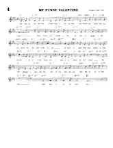 descargar la partitura para acordeón My funny Valentine (Slow) en formato PDF