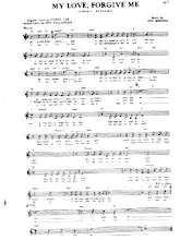 scarica la spartito per fisarmonica My love Forgive me (Amore Scusami) (Boléro) in formato PDF