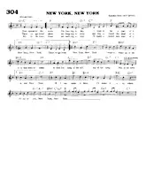 scarica la spartito per fisarmonica New York New York (Chant : Frank Sinatra) (Slow Fox-Trot) in formato PDF