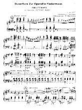download the accordion score Fledermaus / Ouverture de l'opérette : Vengeance de chauve-souris / Ouvertüre zur Operette / Fledermaus /(Arrangement : P Biurtnera) in PDF format
