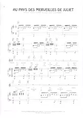 download the accordion score Au pays des merveilles de Juliet in PDF format
