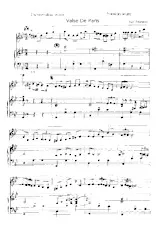 scarica la spartito per fisarmonica Valse de Paris (Parisian waltz) (Duo d'Accordéons) in formato PDF