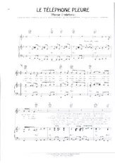 descargar la partitura para acordeón Le téléphone pleure (Piange il telefono) (Arrangement : Domenico Modugno) (Slow) en formato PDF