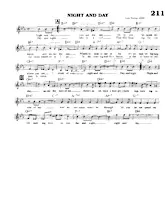 descargar la partitura para acordeón Night and day theme (Beguine) en formato PDF