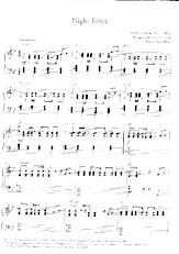 télécharger la partition d'accordéon Night fever (Interprètes : The Bee Gees) (Arrangement : Susi Weiss) (Disco Groove) au format PDF