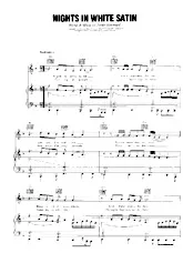télécharger la partition d'accordéon Nights in white satin (Interprètes : The Moody Blues) (Slow Rock) au format PDF