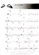 télécharger la partition d'accordéon Non credere (Chant : Mina) (Slow Rock) au format PDF