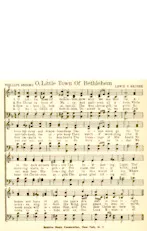 télécharger la partition d'accordéon O little town of Bethlehem (Chant de Noël) au format PDF