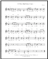 télécharger la partition d'accordéon O mio babbino caro (Oh My Beloved Father) (De l'opéra Gianni Schicchi) (Chant : Lauretta) (Slow) au format PDF