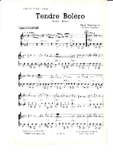 scarica la spartito per fisarmonica Tendre Boléro (Orchestration Complète) in formato PDF