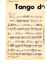 télécharger la partition d'accordéon Tango d'un songe au format PDF