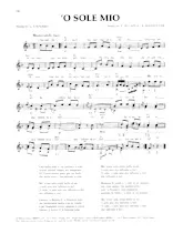 télécharger la partition d'accordéon 'O sole mio (It's now or never) au format PDF