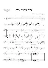 télécharger la partition d'accordéon Oh Happy day (Gospel) au format PDF