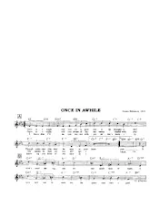 télécharger la partition d'accordéon Once in a while (Chant : Nat King Cole) (Slow) au format PDF