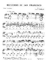 descargar la partitura para acordeón Recuerdo de San Francisco (Paso Doble) en formato PDF