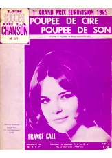 download the accordion score Poupée de cire Poupée de son (Chant : France Gall) (Eurovision 1965) in PDF format
