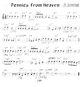 download the accordion score Pennies from heaven (Chant : Bing Crosby) (Slow) in PDF format
