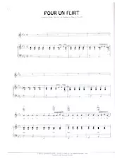 descargar la partitura para acordeón Pour un flirt (Quickstep Linedance) en formato PDF