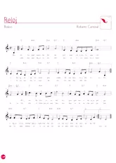 télécharger la partition d'accordéon Reloj (Boléro) au format PDF