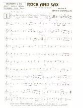 télécharger la partition d'accordéon Rock and sax (Rock and Roll) au format PDF