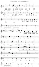 download the accordion score Somewhere over the rainbow (Chant : Frank Sinatra) (Slow) in PDF format