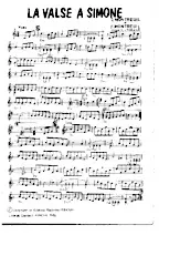 descargar la partitura para acordeón La valse à Simone (Arrangement : Georges Legrand) en formato PDF