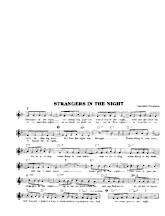 descargar la partitura para acordeón Strangers in the night (Chant : Frank Sinatra) (Slow) en formato PDF