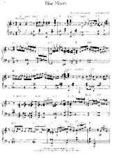 télécharger la partition d'accordéon Art Tatum : Blue Moon  (Piano) au format PDF
