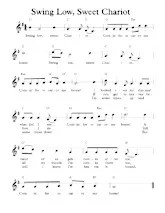 télécharger la partition d'accordéon Swing low Sweet chariot (Interprètes : Bill Monroe & His Blue Grass Boys) (Country) au format PDF
