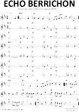 descargar la partitura para acordeón Echo Berrichon (Valse) en formato PDF