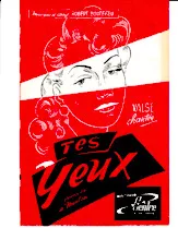 download the accordion score Tes yeux (Orchestration) (Valse Chantée) in PDF format