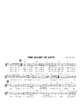download the accordion score The glory of love (Interprètes : Benny Goodman Orchestra & Helen Ward) (Fox-Trot) in PDF format