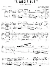 download the accordion score A Media Luz (Tango Milonga) (Bandonéon) in PDF format