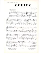 descargar la partitura para acordeón Aquero (Orchestration Complète) (Paso Doble) en formato PDF