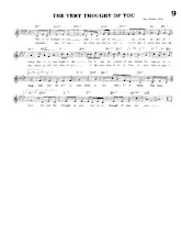 scarica la spartito per fisarmonica The very thought of you (Chant : Al Bowlly) (Slow) in formato PDF