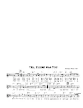 scarica la spartito per fisarmonica Till there was you (Du Film : The Music Man) (Boléro) in formato PDF