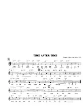 télécharger la partition d'accordéon Time after time (Du Film : It happened in Brooklyn) (Chant : Frank Sinatra) (Slow) au format PDF