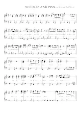 télécharger la partition d'accordéon Needles and pins (Chant : Jackie DeShannon) (1963) au format PDF