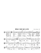 télécharger la partition d'accordéon What now my love (Slow Rock) au format PDF