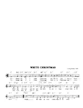 télécharger la partition d'accordéon White Christmas (Chant de Noël) au format PDF