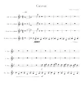 scarica la spartito per fisarmonica Caravan (Pour Quatuor de Saxophones) in formato PDF