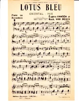 scarica la spartito per fisarmonica Lotus Bleu (Fox Oriental) in formato PDF