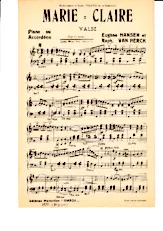 descargar la partitura para acordeón Marie-Claire (Valse) en formato PDF