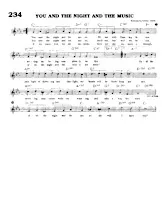 scarica la spartito per fisarmonica You and the night and the music (Chant : Frank Sinatra) (Swing Madison) in formato PDF