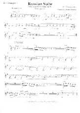 download the accordion score Russian suite / from Album for the Young op 39 / Brass Quintet /Transcribed by Kenneth Singleton (Parties Cuivres) in PDF format